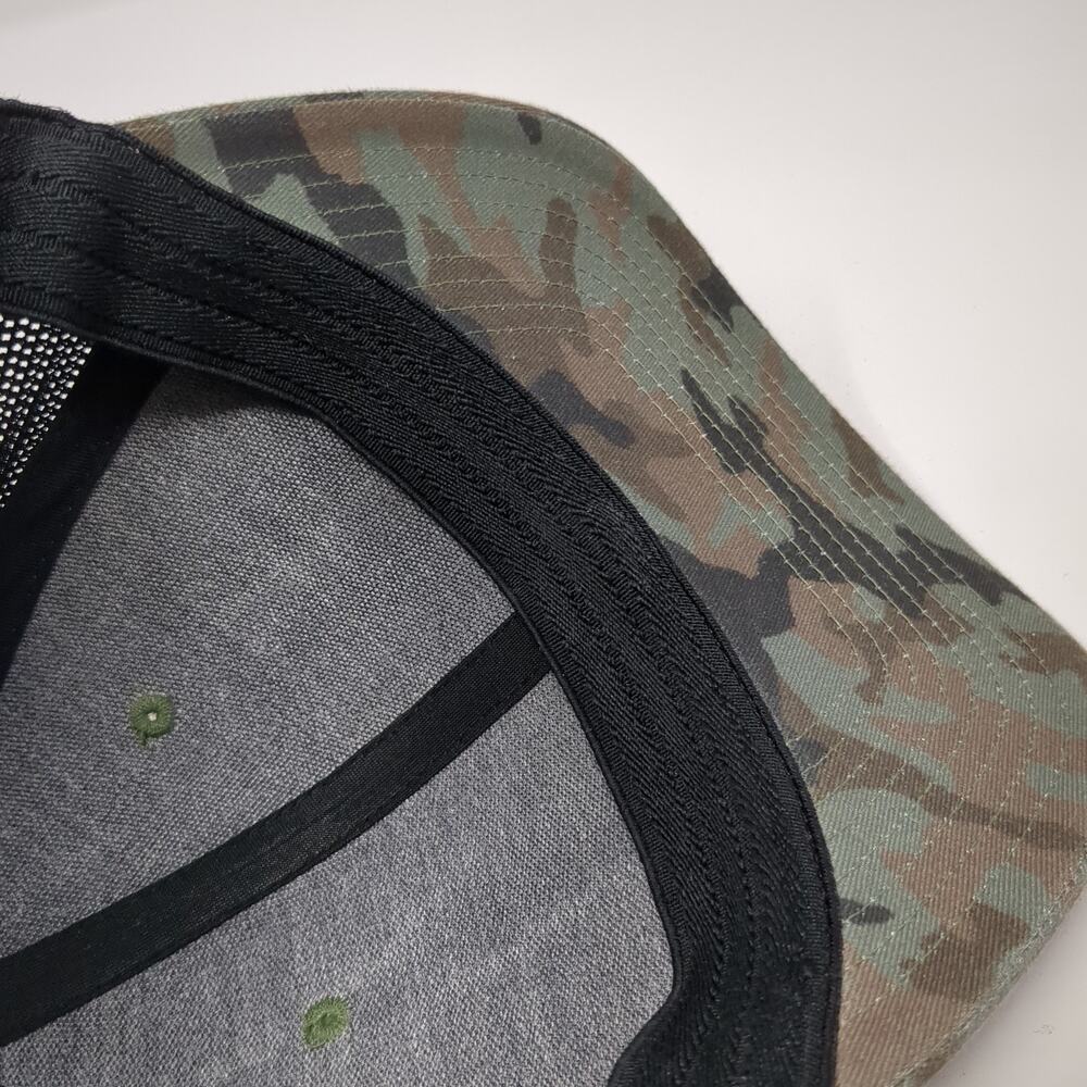 Tree Flag Patch Fitted Trucker Hat Multicolor One… - image 8